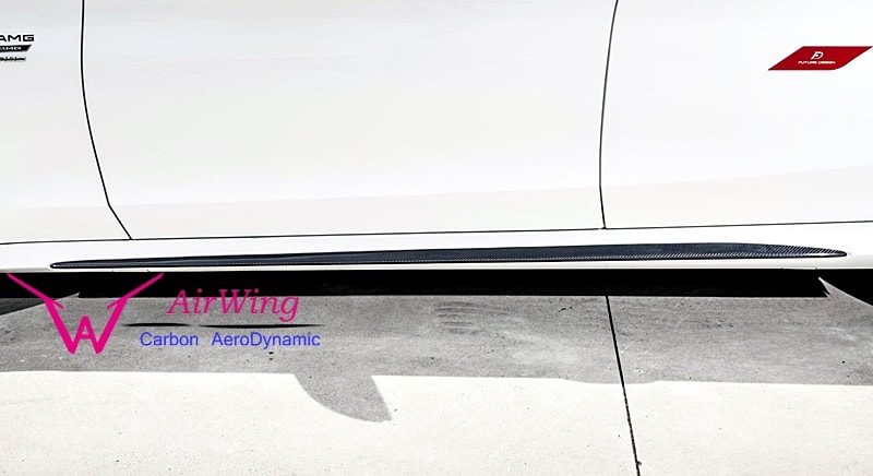 Mercedes-Benz W205 side skirt carbon insert 04